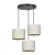 EMIBIG HILDE 3 BL PREMIUM WHITE Fekete Beltéri Függőlámpa E27 IP20 EB-1052-3PREM