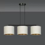 EMIBIG HILDE 3 BL WHITE Fekete Beltéri Függőlámpa E27 IP20 EB-1052-3