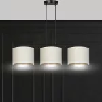 EMIBIG HILDE 3 BL WHITE Fekete Beltéri Függőlámpa E27 IP20 EB-1052-3