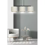 EMIBIG HILDE 3 BL WHITE Fekete Beltéri Függőlámpa E27 IP20 EB-1052-3