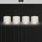 EMIBIG HILDE 4 BL WHITE Fekete Beltéri Függőlámpa E27 IP20 EB-1052-4