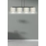 EMIBIG HILDE 4 BL WHITE Fekete Beltéri Függőlámpa E27 IP20 EB-1052-4