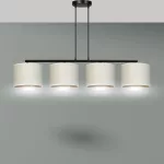 EMIBIG HILDE 4 BL WHITE Fekete Beltéri Függőlámpa E27 IP20 EB-1052-4