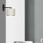 EMIBIG HILDE K1 BL WHITE Fekete Beltéri Fali lámpa E27 IP20 EB-1052-K1