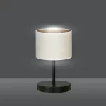 EMIBIG HILDE LN1 BL WHITE Fekete Beltéri Asztali lámpa E27 IP20 EB-1052-LN1