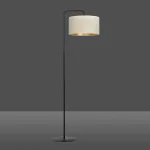 EMIBIG HILDE LP1 BL WHITE Fekete Beltéri Állólámpa E27 IP20 EB-1052-LP1