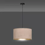 EMIBIG HILDE 1 BL ROSE Fekete Beltéri Függőlámpa E27 IP20 EB-1053-1