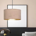 EMIBIG HILDE 1 BL ROSE Fekete Beltéri Függőlámpa E27 IP20 EB-1053-1