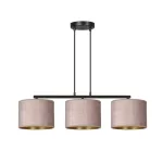EMIBIG HILDE 3 BL ROSE Fekete Beltéri Függőlámpa E27 IP20 EB-1053-3