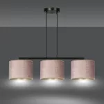 EMIBIG HILDE 3 BL ROSE Fekete Beltéri Függőlámpa E27 IP20 EB-1053-3