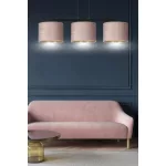 EMIBIG HILDE 3 BL ROSE Fekete Beltéri Függőlámpa E27 IP20 EB-1053-3