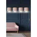 EMIBIG HILDE 4 BL ROSE Fekete Beltéri Függőlámpa E27 IP20 EB-1053-4