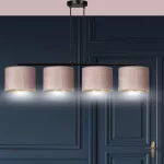EMIBIG HILDE 4 BL ROSE Fekete Beltéri Függőlámpa E27 IP20 EB-1053-4