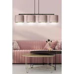 EMIBIG HILDE 4 BL ROSE Fekete Beltéri Függőlámpa E27 IP20 EB-1053-4