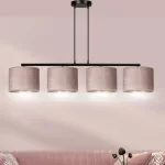 EMIBIG HILDE 4 BL ROSE Fekete Beltéri Függőlámpa E27 IP20 EB-1053-4