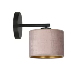   EMIBIG HILDE K1 BL ROSE Fekete Beltéri Fali lámpa E27 IP20 EB-1053-K1