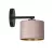 EMIBIG HILDE K1 BL ROSE Fekete Beltéri Fali lámpa E27 IP20 EB-1053-K1