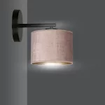 EMIBIG HILDE K1 BL ROSE Fekete Beltéri Fali lámpa E27 IP20 EB-1053-K1
