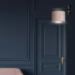 EMIBIG HILDE K1 BL ROSE Fekete Beltéri Fali lámpa E27 IP20 EB-1053-K1