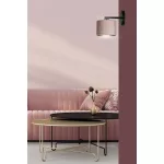 EMIBIG HILDE K1 BL ROSE Fekete Beltéri Fali lámpa E27 IP20 EB-1053-K1