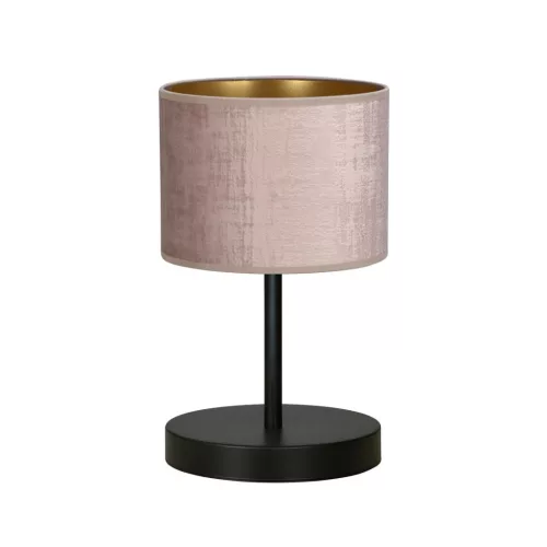 EMIBIG HILDE LN1 BL ROSE Fekete Beltéri Asztali lámpa E27 IP20 EB-1053-LN1