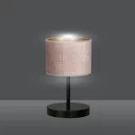 EMIBIG HILDE LN1 BL ROSE Fekete Beltéri Asztali lámpa E27 IP20 EB-1053-LN1