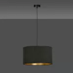EMIBIG HILDE 1 BL BLACK Fekete Beltéri Függőlámpa E27 IP20 EB-1054-1