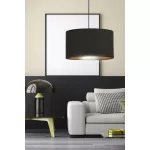 EMIBIG HILDE 1 BL BLACK Fekete Beltéri Függőlámpa E27 IP20 EB-1054-1
