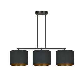   EMIBIG HILDE 3 BL BLACK Fekete Beltéri Függőlámpa E27 IP20 EB-1054-3