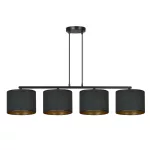 EMIBIG HILDE 4 BL BLACK Fekete Beltéri Függőlámpa E27 IP20 EB-1054-4