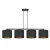 EMIBIG HILDE 4 BL BLACK Fekete Beltéri Függőlámpa E27 IP20 EB-1054-4