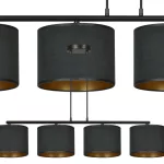 EMIBIG HILDE 4 BL BLACK Fekete Beltéri Függőlámpa E27 IP20 EB-1054-4