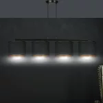 EMIBIG HILDE 4 BL BLACK Fekete Beltéri Függőlámpa E27 IP20 EB-1054-4