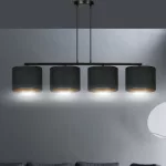 EMIBIG HILDE 4 BL BLACK Fekete Beltéri Függőlámpa E27 IP20 EB-1054-4