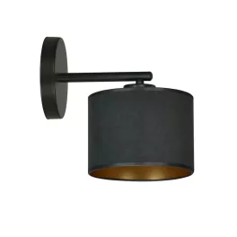   EMIBIG HILDE K1 BL BLACK Fekete Beltéri Fali lámpa E27 IP20 EB-1054-K1