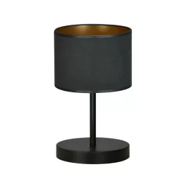  EMIBIG HILDE LN1 BL BLACK Fekete Beltéri Asztali lámpa E27 IP20 EB-1054-LN1