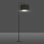 EMIBIG HILDE LP1 BL BLACK Fekete Beltéri Állólámpa E27 IP20 EB-1054-LP1