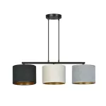 EMIBIG HILDE 3 BL MIX Fekete Beltéri Függőlámpa E27 IP20 EB-1055-3