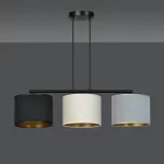 EMIBIG HILDE 3 BL MIX Fekete Beltéri Függőlámpa E27 IP20 EB-1055-3
