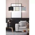 EMIBIG HILDE 3 BL MIX Fekete Beltéri Függőlámpa E27 IP20 EB-1055-3