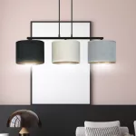 EMIBIG HILDE 3 BL MIX Fekete Beltéri Függőlámpa E27 IP20 EB-1055-3