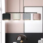 EMIBIG HILDE 4 BL MIX Fekete Beltéri Függőlámpa E27 IP20 EB-1055-4