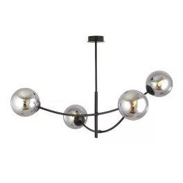   EMIBIG HUNTER 4 BLACK/GRAFIT Fekete Beltéri Mennyezeti lámpa E14 IP20 EB-1100-4
