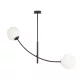 EMIBIG HUNTER 2 BLACK/OPAL Fekete Beltéri Mennyezeti lámpa E14 IP20 EB-1102-2