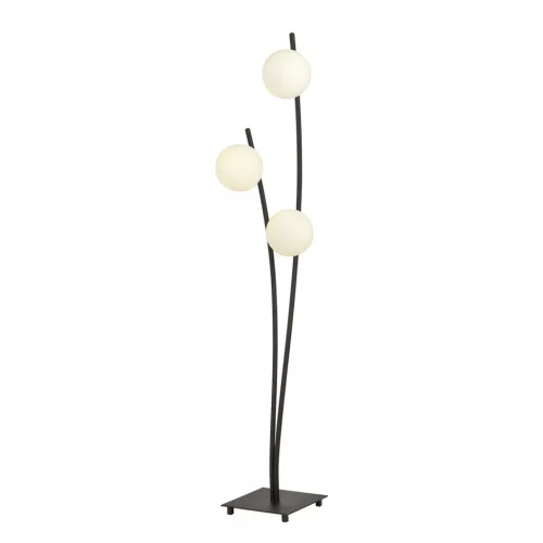 EMIBIG HUNTER LP3 BLACK/OPAL Fekete Beltéri Állólámpa E14 IP20 EB-1102-LP3