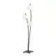EMIBIG HUNTER LP3 BLACK/OPAL Fekete Beltéri Állólámpa E14 IP20 EB-1102-LP3
