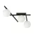 EMIBIG SMART 3 BLACK/OPAL Fekete Beltéri Mennyezeti lámpa E14 IP20 EB-1103-3