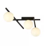 EMIBIG SMART 3 BLACK/OPAL Fekete Beltéri Mennyezeti lámpa E14 IP20 EB-1103-3