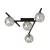 EMIBIG SMART 4 BLACK/GRAFIT Fekete Beltéri Mennyezeti lámpa E14 IP20 EB-1104-4