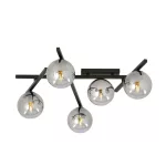 EMIBIG SMART 5 BLACK/GRAFIT Fekete Beltéri Mennyezeti lámpa E14 IP20 EB-1104-5